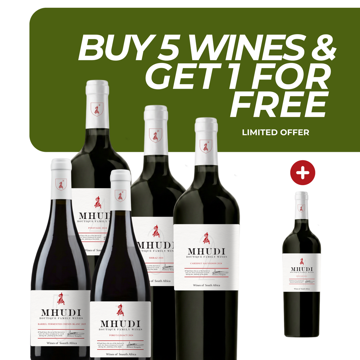 M'hudi Wines Pre Selected Mixed Case Special